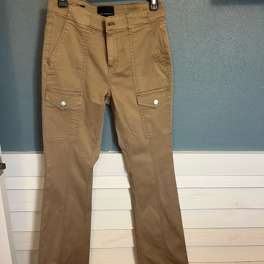 White House Black Market Tan Cargo Pants